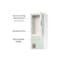 Adiroffice 12 in W, 12 in D, 72 in H, Steel ADI629-204-MGRN-PKG-4 - alternate 7